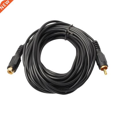 25ft 7.6m Sngle RCA Phono male Jack to female EXTENSON Aud