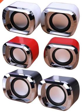 USB Wired Computer Speakers AUX Input USB Powered Bass Reinf