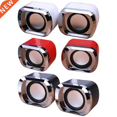 USB Wired Computer Speakers AUX Input USB Powered Bass Reinf