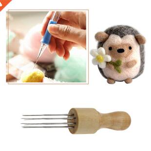 Felt Stitch Needles  Wooden Handle Felting Stitch Punch T