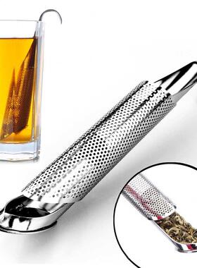 2pcs Pipe Design Touch Feel Tea Infuser Stainless Steel Tea