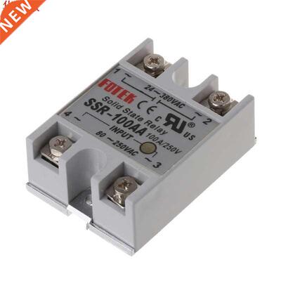 24V-380V SSR-100AA 100A AC-AC Sold State Relay Module Tempe