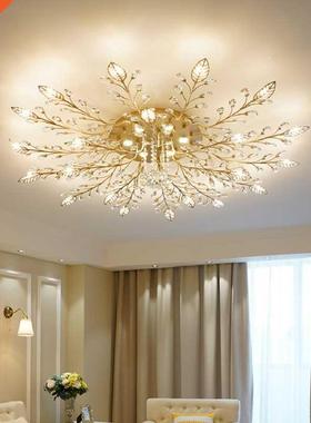 Modern Crystl Ceiling Chndelier Lus For Living Room Bedroo