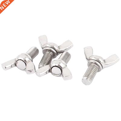 M8x16mm 304 Thread Bolt Wing Screws Fasteners 4pcs
