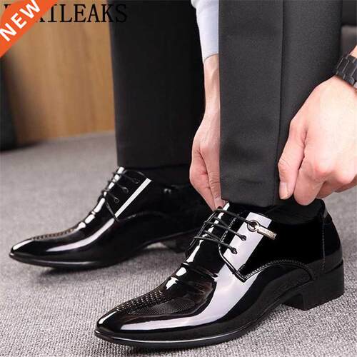 Black Desgner Formal Oxford Shoes For Men Weddng Shoes Le