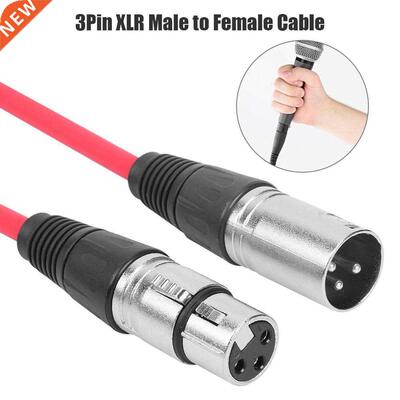 XLR 3Pin Male to Female Shield Audio Cable for Microphon