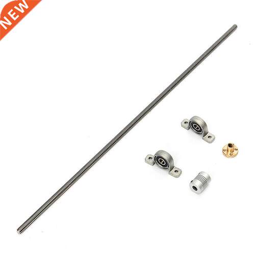 T8 Lead screw 500 mm 8mm + brass copper nut + KP08 bearing B