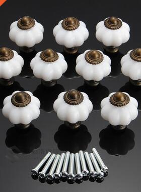 *10pcs/set Handle Metal Plastic Door Knobs Cabinet Knobs Ha