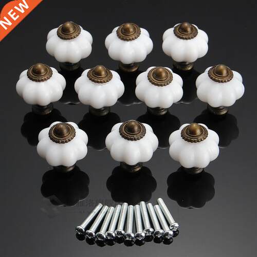 *10pcs/set Handle Metal Plastic Door Knobs Cabinet Knobs Ha