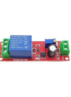 1Pcs NE555 Time Delay Relay Module DC 12V 10A Timer Switch A