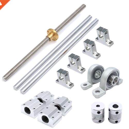 Optical Axis Guide Bearing Housings Aluminum Rail Shaft Lead