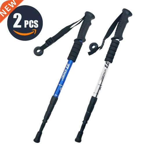 Walkng Adjustable kkng Pole Ant Shock Ultra Lght Alpns
