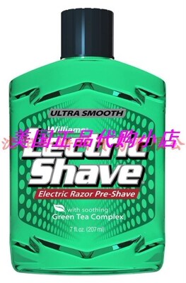 Williams Lectric Shave Electric Razor Pre-Shave  7 Ounce