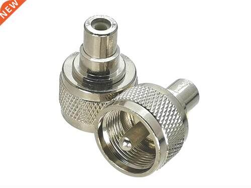 1Pcs RCA TV Female Jack to UHF PL259 Male Plug RF Adapter Co