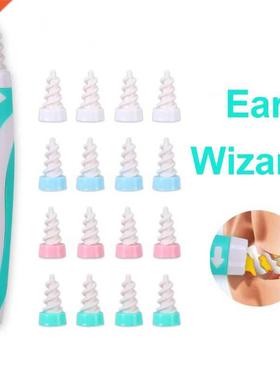 4 Colour Ear Cleaner Ear Wizard Wax Removal Spiral Soft Swab