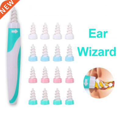 4 Colour Ear Cleaner Ear Wizard Wax Removal Spiral Soft Swab