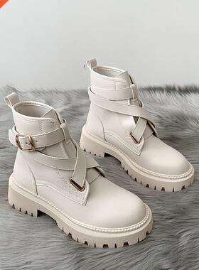 Fashion New Shoes Women Boots 2021 Autumn Winter All-match C