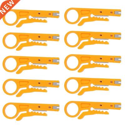 10Pcs Wire Stripper Multi Purpose Mini Cable Crimping Stripp
