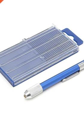 21 Pcs Mini Twist Drill Bits Set Index 61-80 w/Aluminum Hand