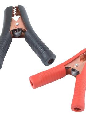 100A 2pcs Car Alligator Clips Battery Clamps Crocodile Clip