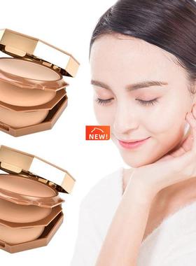 Natural Full Coverage 3 Layers Loose Face Powder Long Lastin