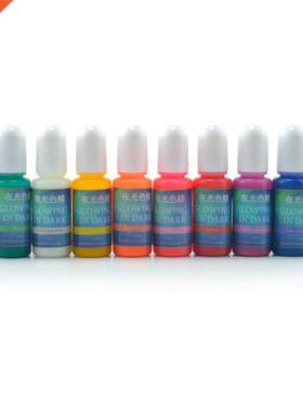 10 Colors Glowing in Dark Epoxy Resin Pigment Luminous Colo