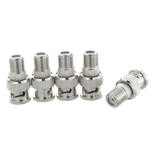 10pcs BNC Male Plug to F Female Jack Adapter Coax Connector