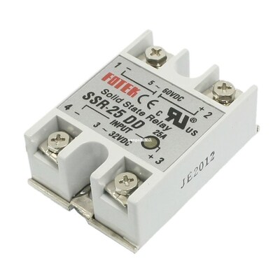 SSR-25DD Single Phase Solid State Module Relay 2 DC 5-60V