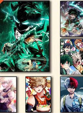 My Hero Academia Decoration Mural Japanese Anime Poster Canv
