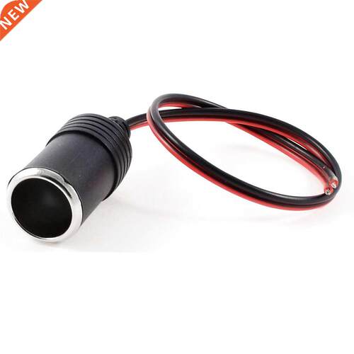 Car Charger Power Cigarette Lighter Female Socket Black w Ca