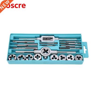 20Pcs Alloy Tool Steel Tap and Die Set Adjustable Wrench T-H