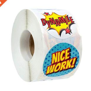 Hero Reward Cartoon 500pcs Words Designs Super 100 Sticker
