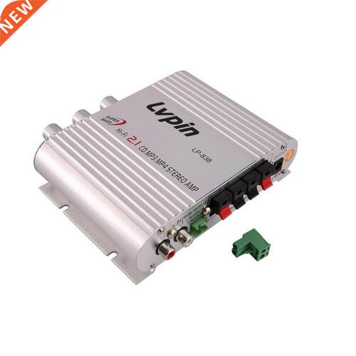 Mini HiFi Sliver 12V 200W CD MP3 Radio Car Auto Motor Boat H