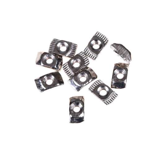 10pcs  Silver M-M5 T-Nut Hammer Head Block Nuts for 20