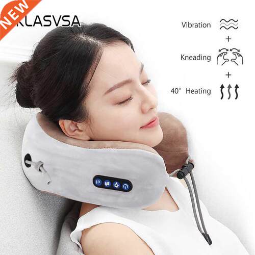 Electric Neck Massager U shaped Pillow Multifunctional Porta