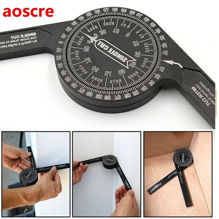 Aluminum Miter Saw Protractor  Woodworking 7-Inch Rust Proo