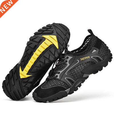 Men Aqua Shoes rekking Hiking Shoes Breathable Elastic Quick