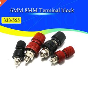 2PCS 333/555 Wre Bndng Post Thread Screw Da 6/8mm Lthu