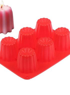DIY Silicone Candle Mold For Handmade Making Cylinder Aroma