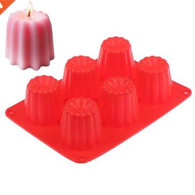DIY Silicone Candle Mold For Handmade Making Cylinder Aroma