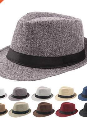 2019 New Spring Summer Retro Men's Hats Fedoras Top Jazz