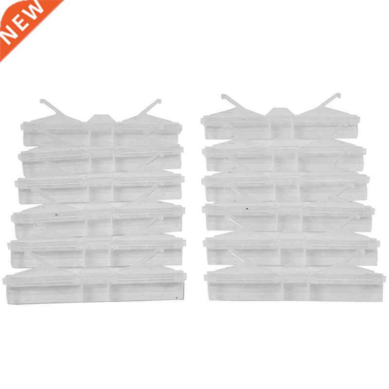 24 Packs Bee Hive Beetle Trap,Clear Plastic Reusable Beetle