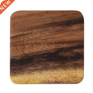 1Pc Wood Coaster Square Round Mug Coasters Coffee Tea Cup Ma
