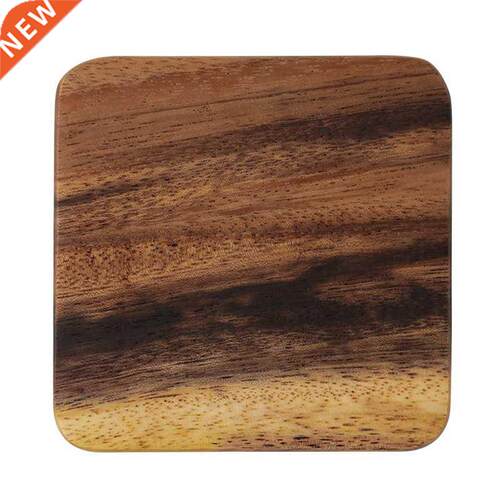 1Pc Wood Coaster Square Round Mug Coasters Coffee Tea Cup Ma