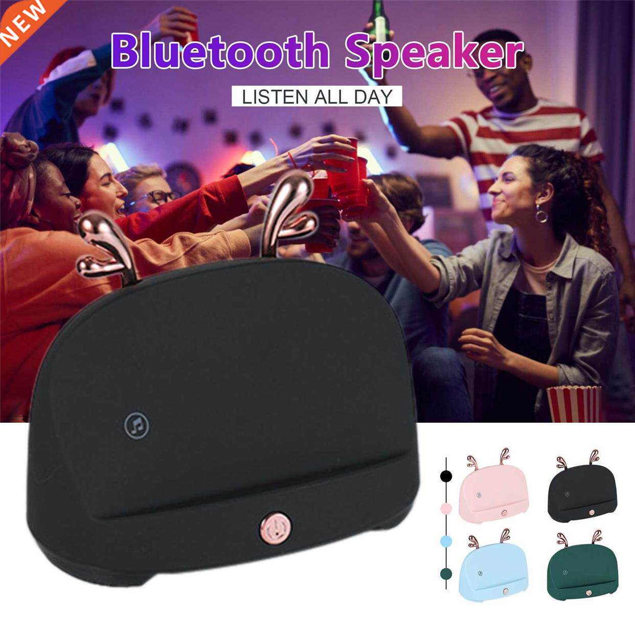 Bluetooth Speakers Retro Deer Shape Wireless Subwoofers Vint