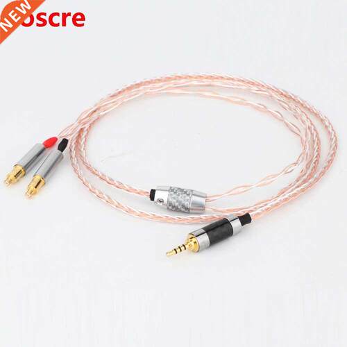 Preffir 8Cores 4 Wires PTFE OCC Brided Hedphone Upgrde C