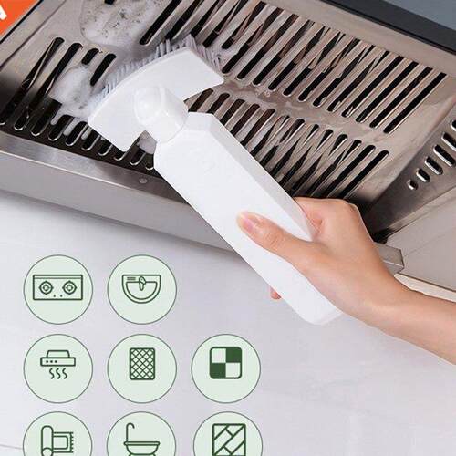 Kitchen Cleaning Brush With Removable Brush Sponge Dispenser