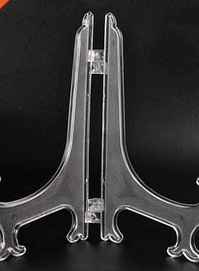 10pcs/set Plastic Display Stand Foldable Holder Easel Coin M