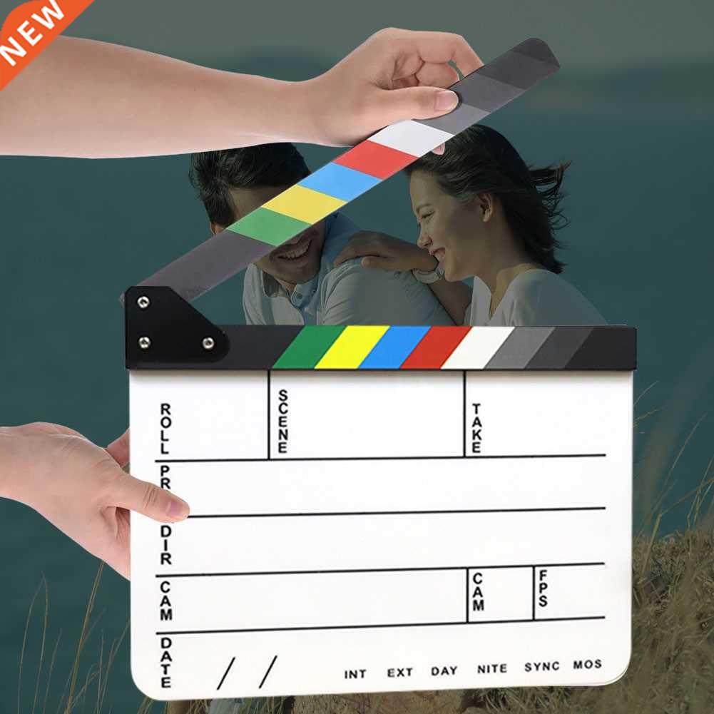 Director Video Scene Colorful Clapperboard TV Movie Clip Fil