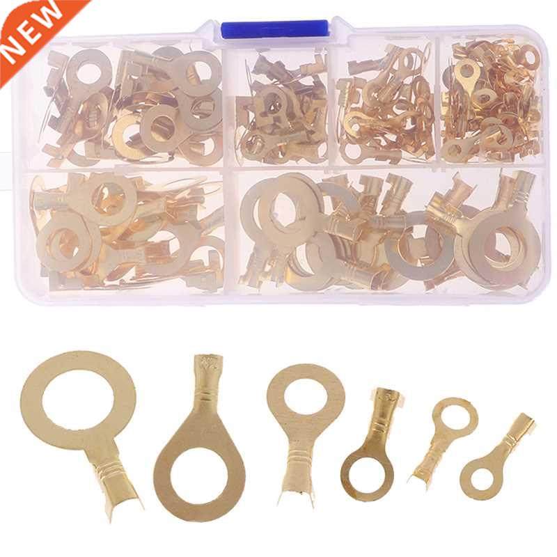 150pcs/set Ring Type Gd Terminals Gden Brass Non-insulat